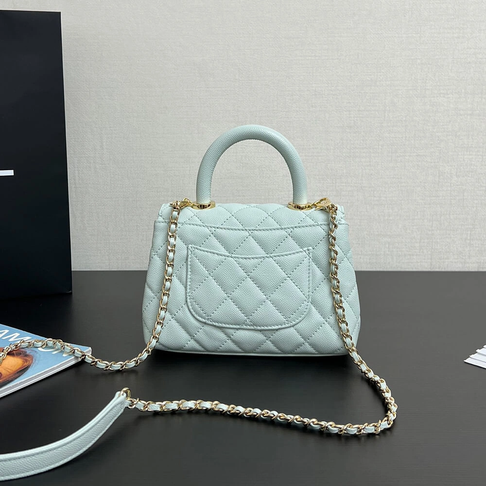 WaterResistant Chanel MINI COCO Handle Bag(HIGH-END GRADE) 1313