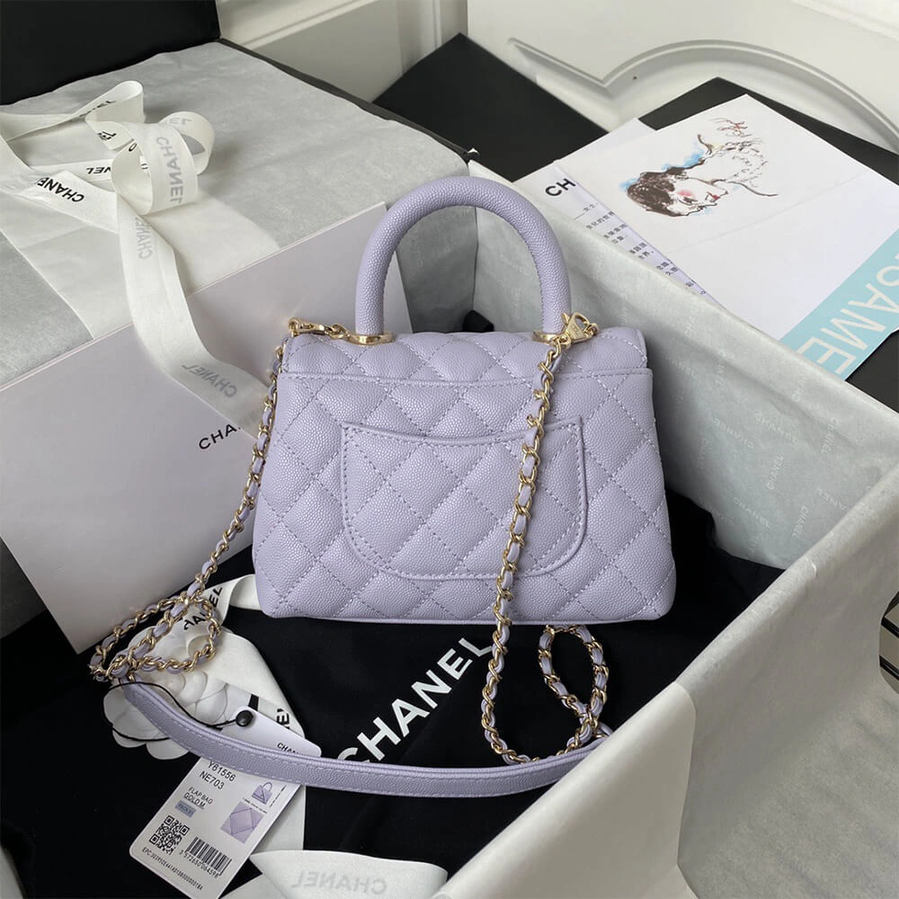 Lightweight Chanel MINI COCO Handle Bag(HIGH-END GRADE) 1372
