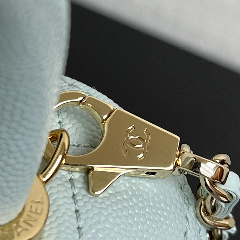 WaterResistant Chanel MINI COCO Handle Bag(HIGH-END GRADE) 1313