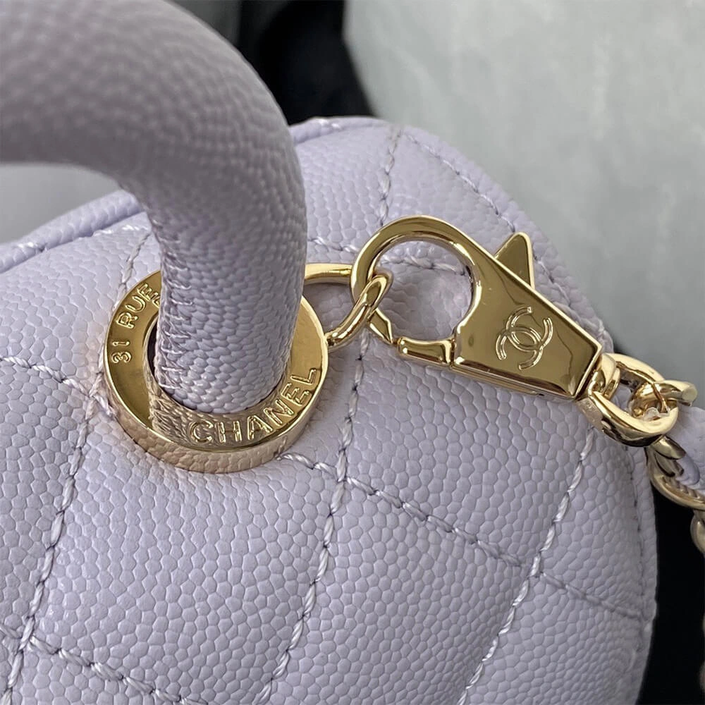 Lightweight Chanel MINI COCO Handle Bag(HIGH-END GRADE) 1372