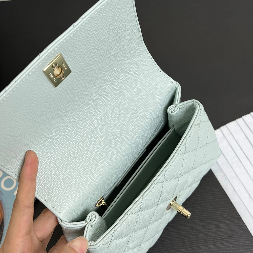 WaterResistant Chanel MINI COCO Handle Bag(HIGH-END GRADE) 1313