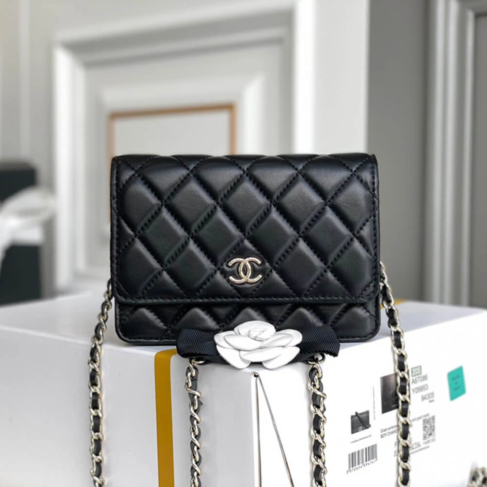 Packable Chanel MINI WALLET ON CHAIN 1706