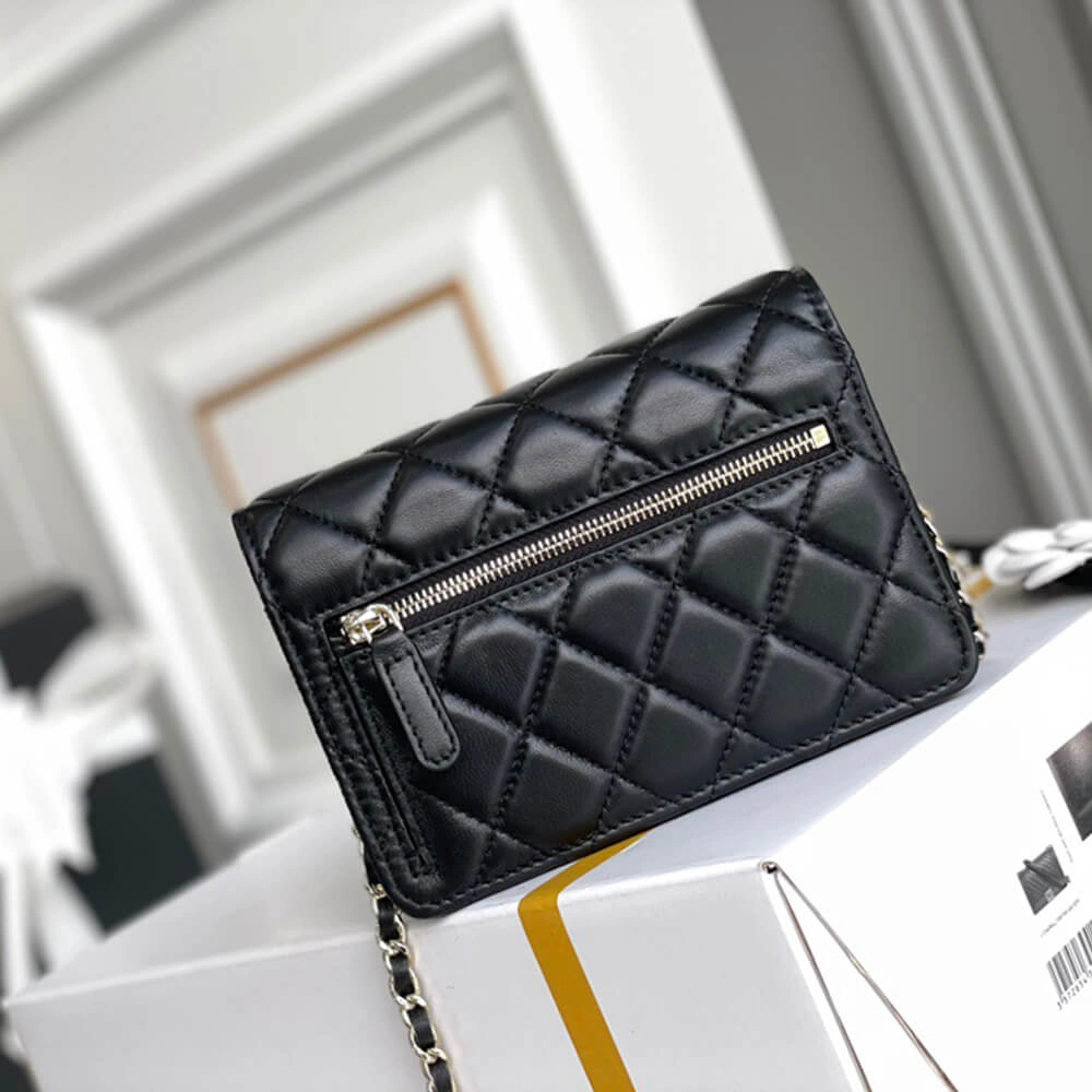 Packable Chanel MINI WALLET ON CHAIN 1706
