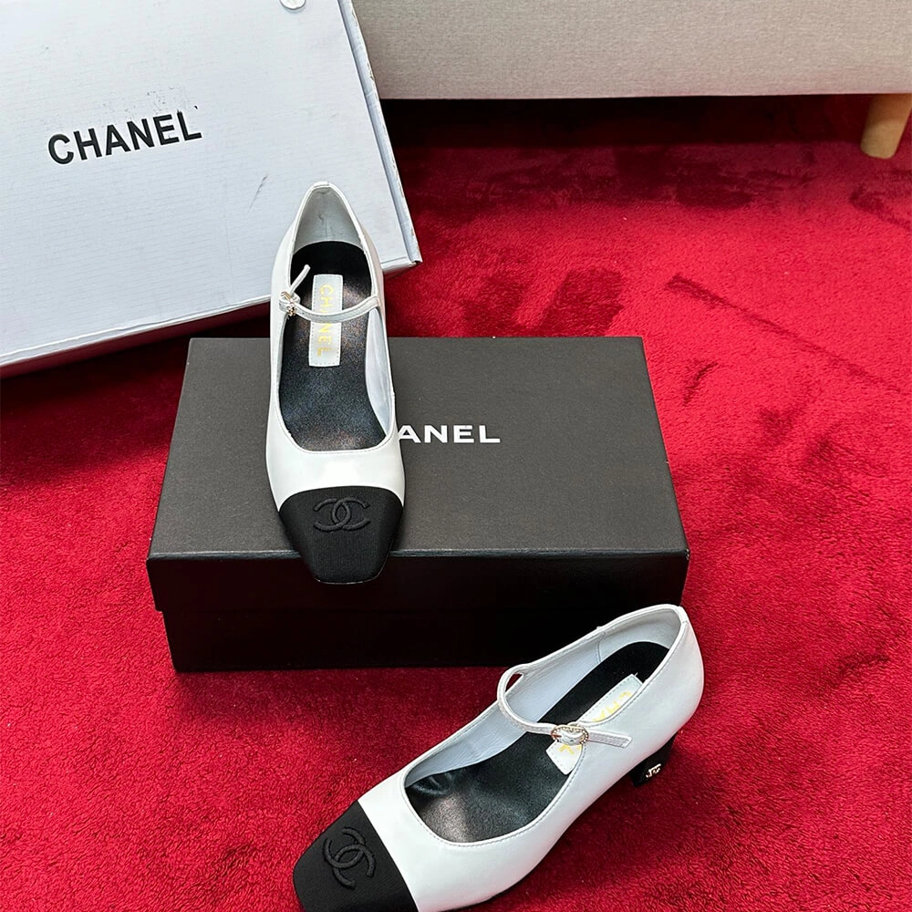Flexible Chanel Mary Janes Heel 3345