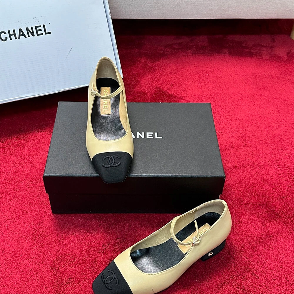 RelaxedFit Chanel Mary Janes Heel 3357