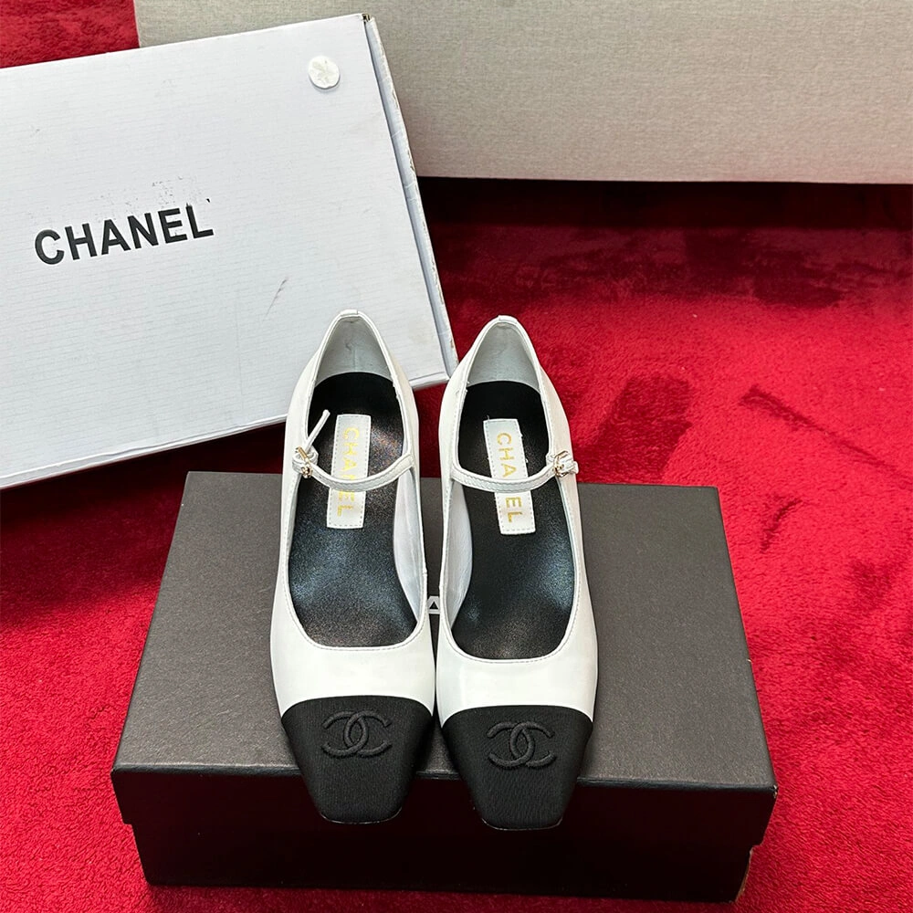 Flexible Chanel Mary Janes Heel 3345