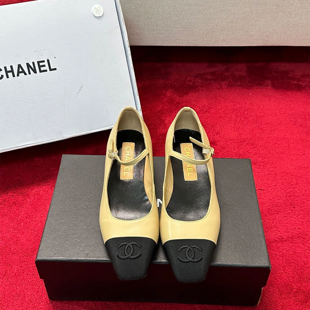 RelaxedFit Chanel Mary Janes Heel 3357