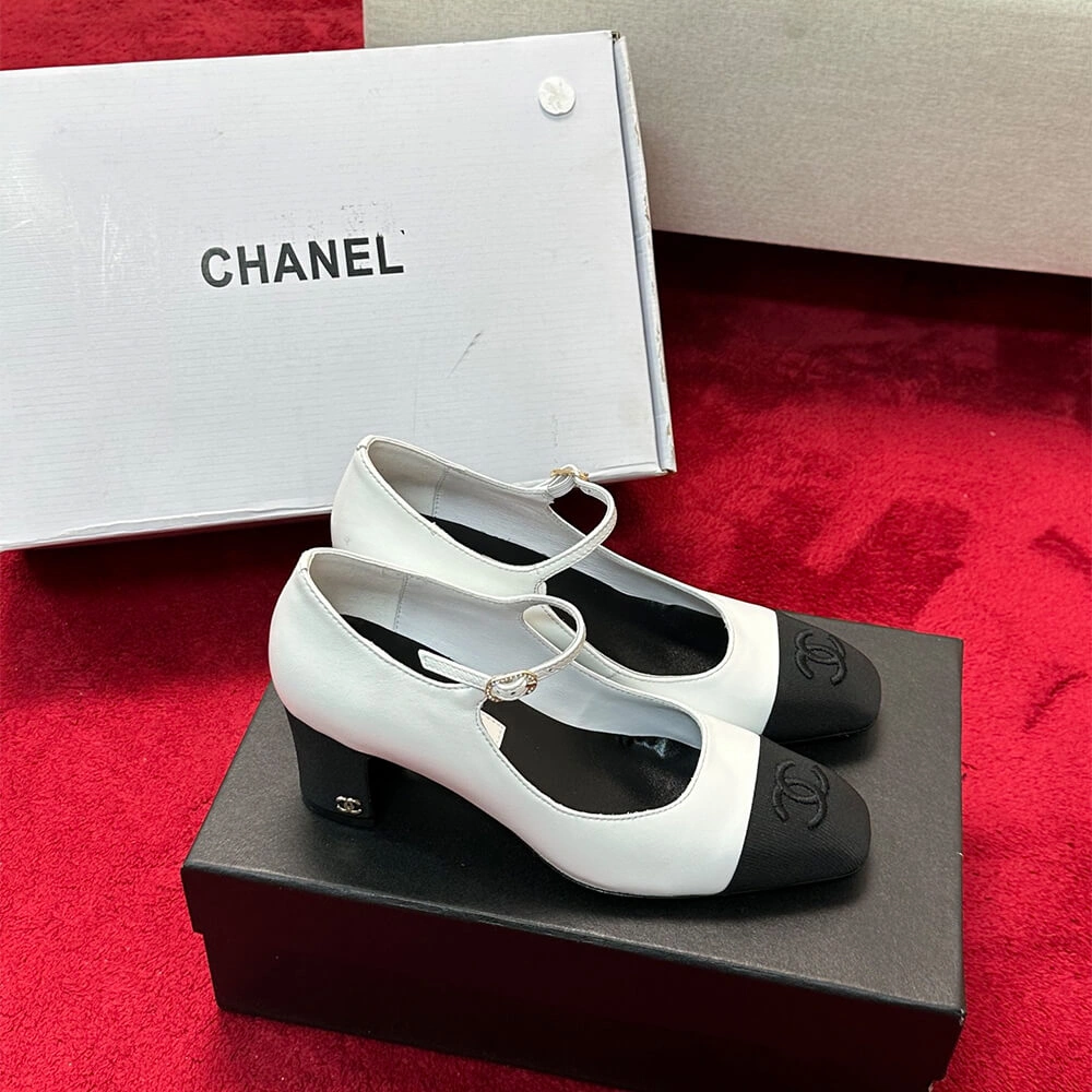 Flexible Chanel Mary Janes Heel 3345