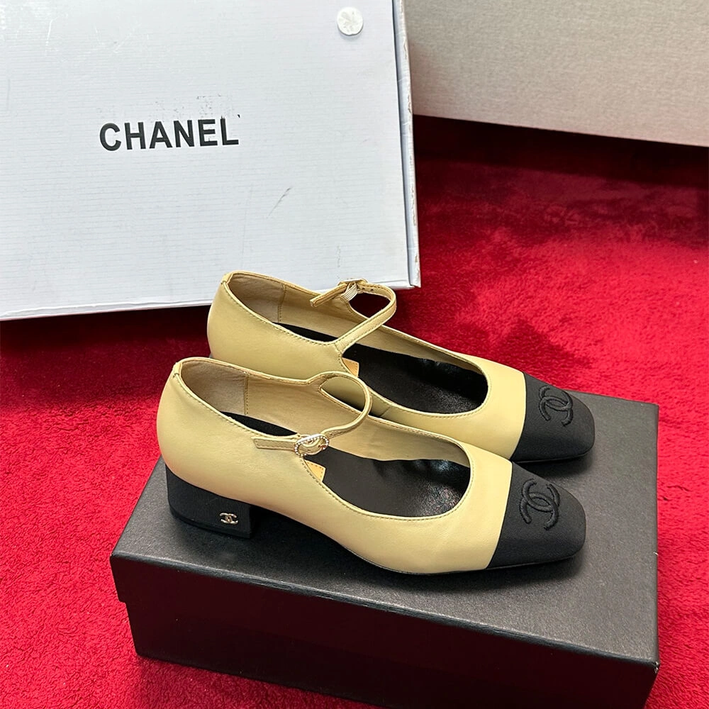 RelaxedFit Chanel Mary Janes Heel 3357