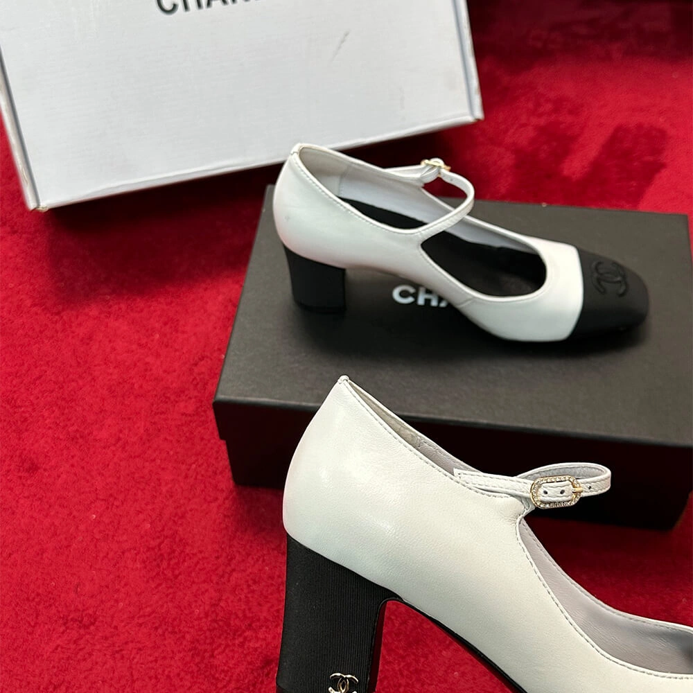 Flexible Chanel Mary Janes Heel 3345