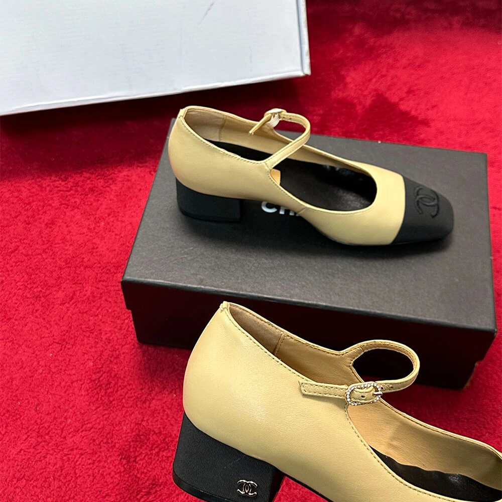 RelaxedFit Chanel Mary Janes Heel 3357