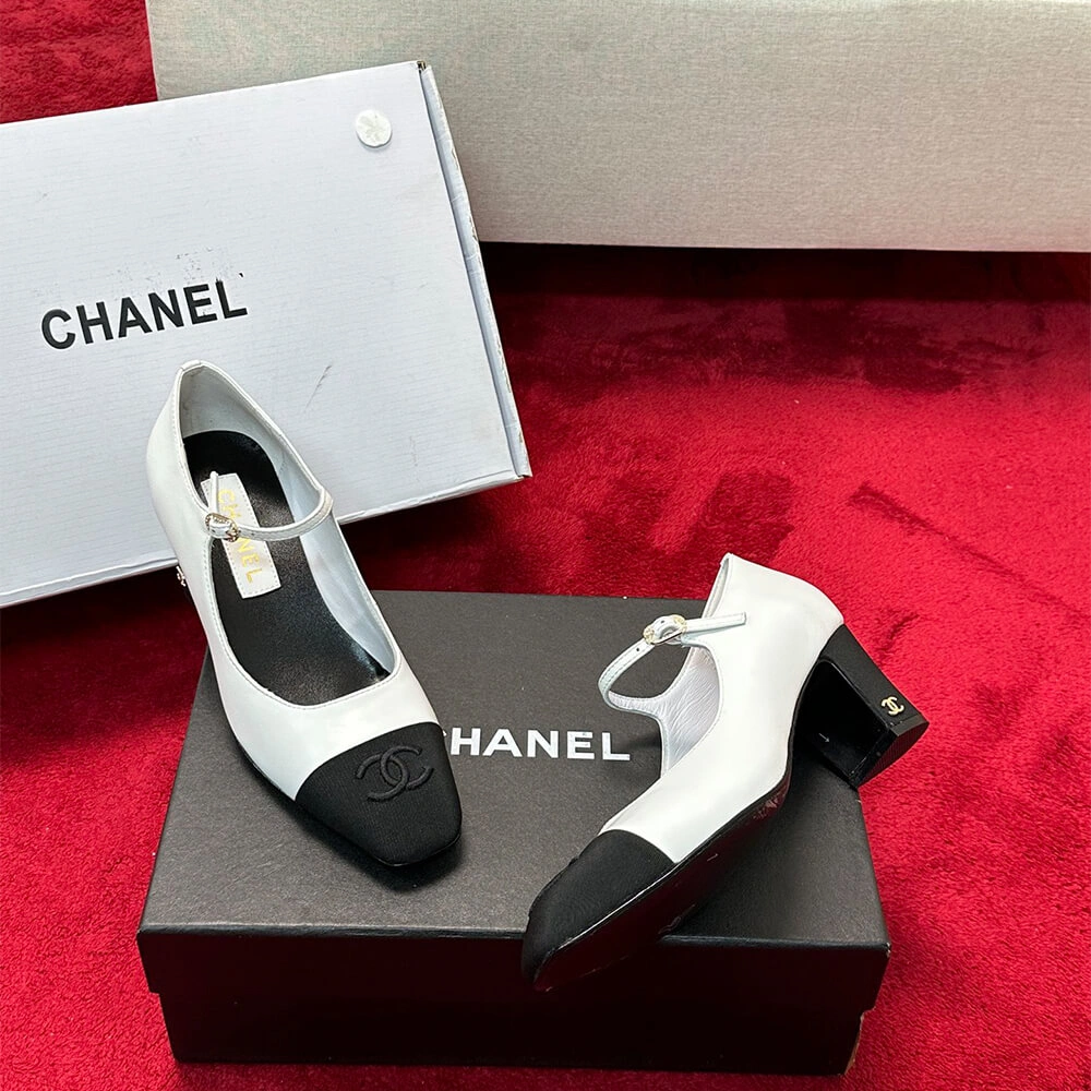 Flexible Chanel Mary Janes Heel 3345