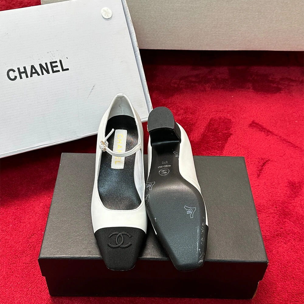 Flexible Chanel Mary Janes Heel 3345