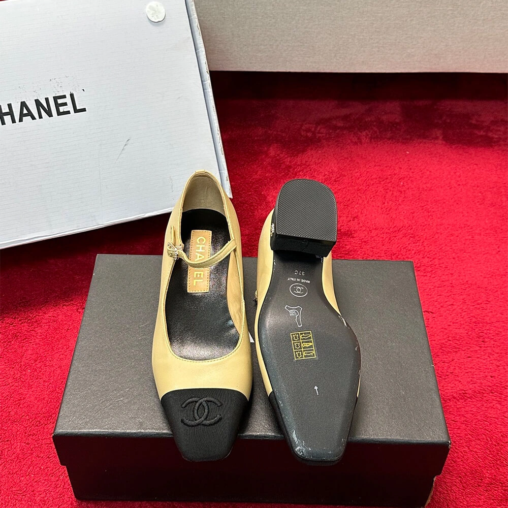 RelaxedFit Chanel Mary Janes Heel 3357