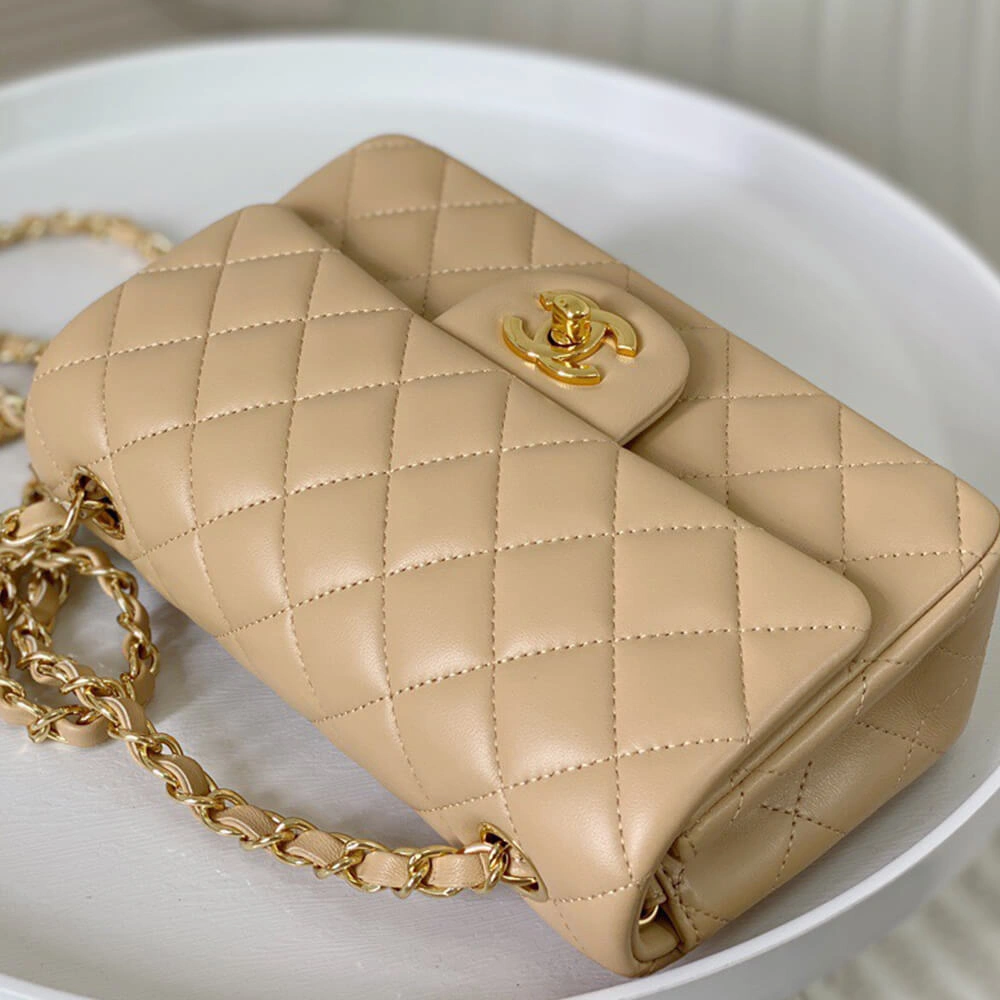 Chanel Mini  Handbag(high-end grade) SmoothTexture 1302