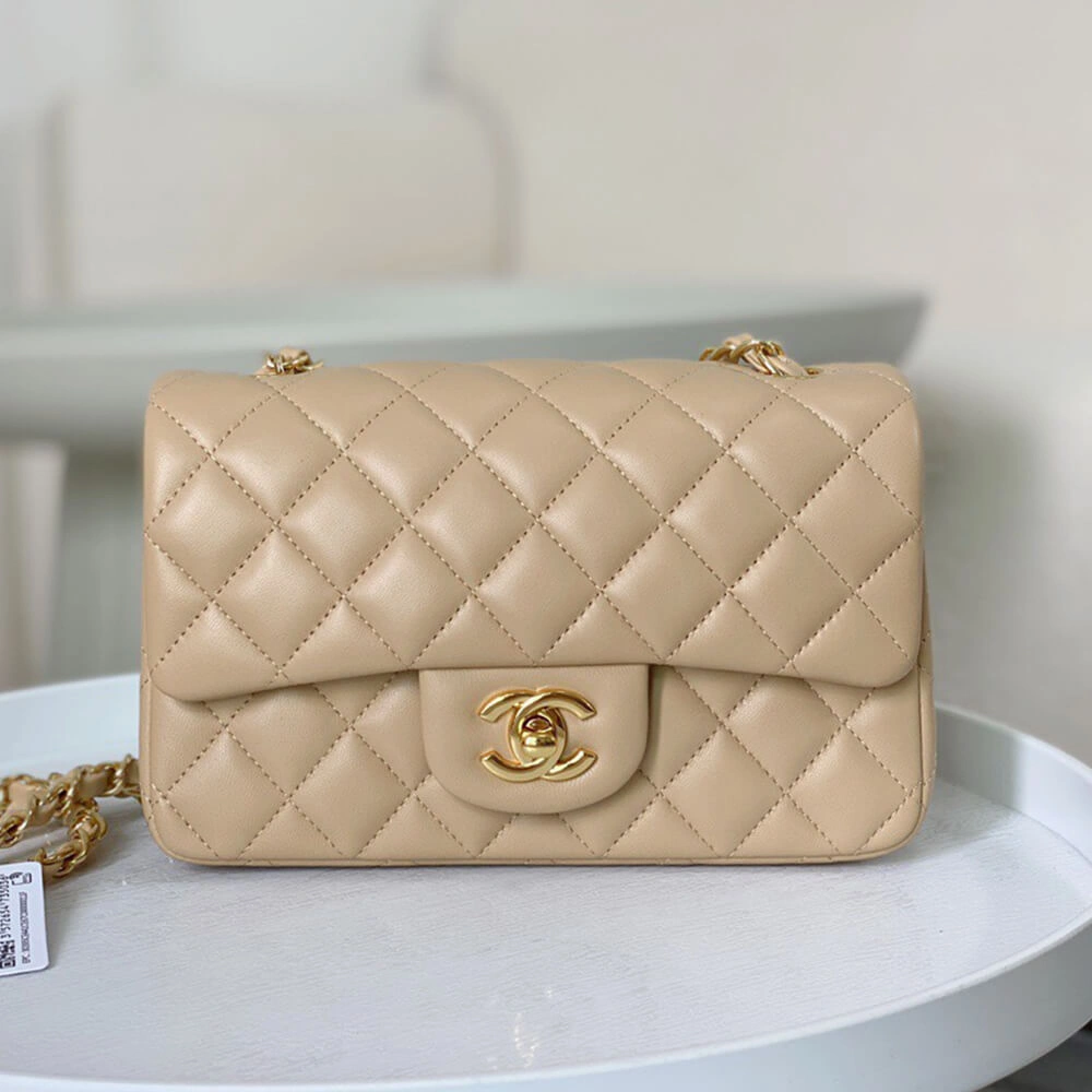 Chanel Mini  Handbag(high-end grade) SmoothTexture 1302
