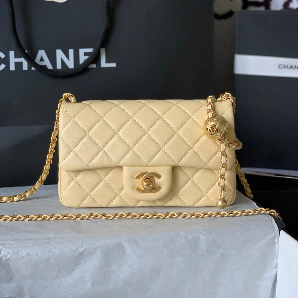 Classic Chanel Pearl Crush Mini Rectangular Flap 1441