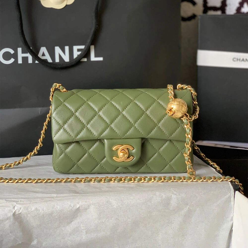 Chanel Pearl Crush Mini Rectangular Flap Thermal 1443
