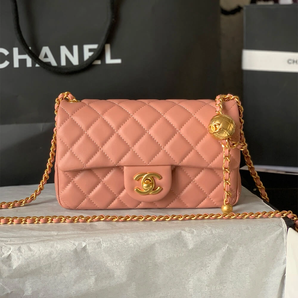 Modern Chanel Pearl Crush Mini Rectangular Flap 1446