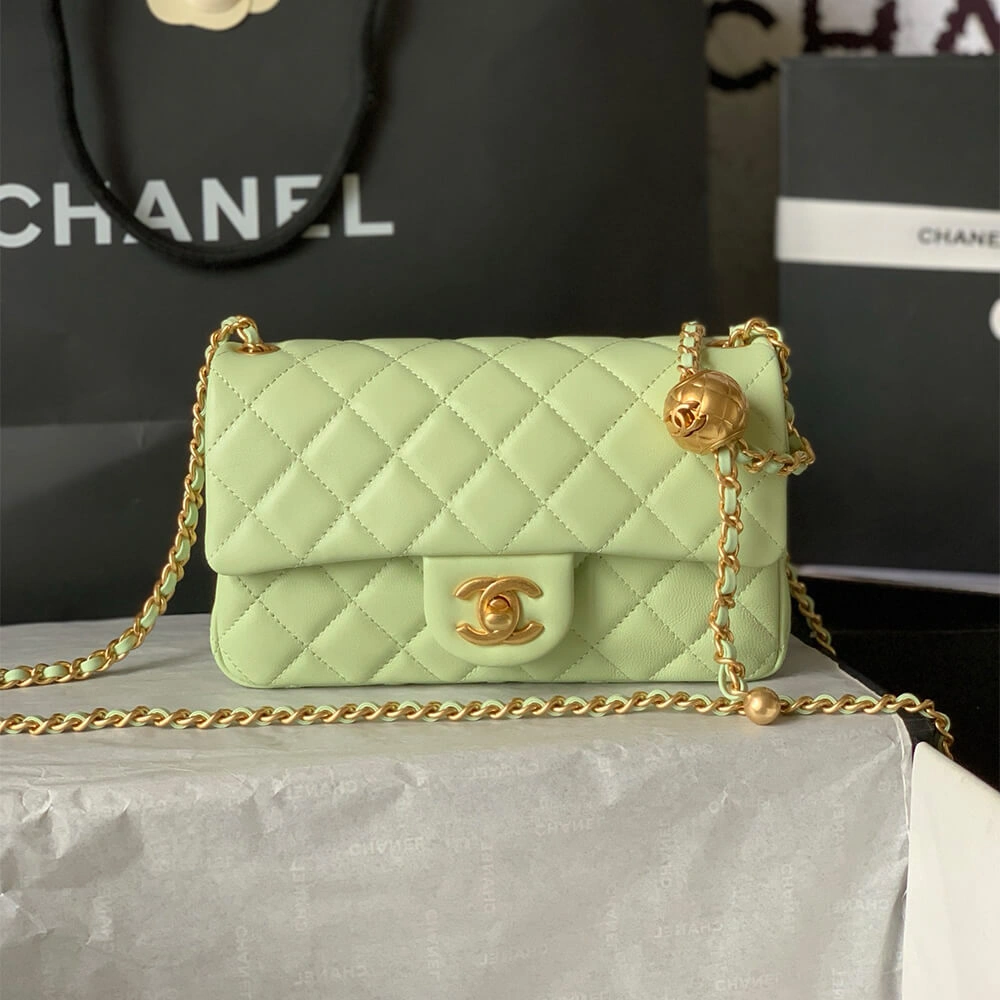 Durable Chanel Pearl Crush Mini Rectangular Flap 1448
