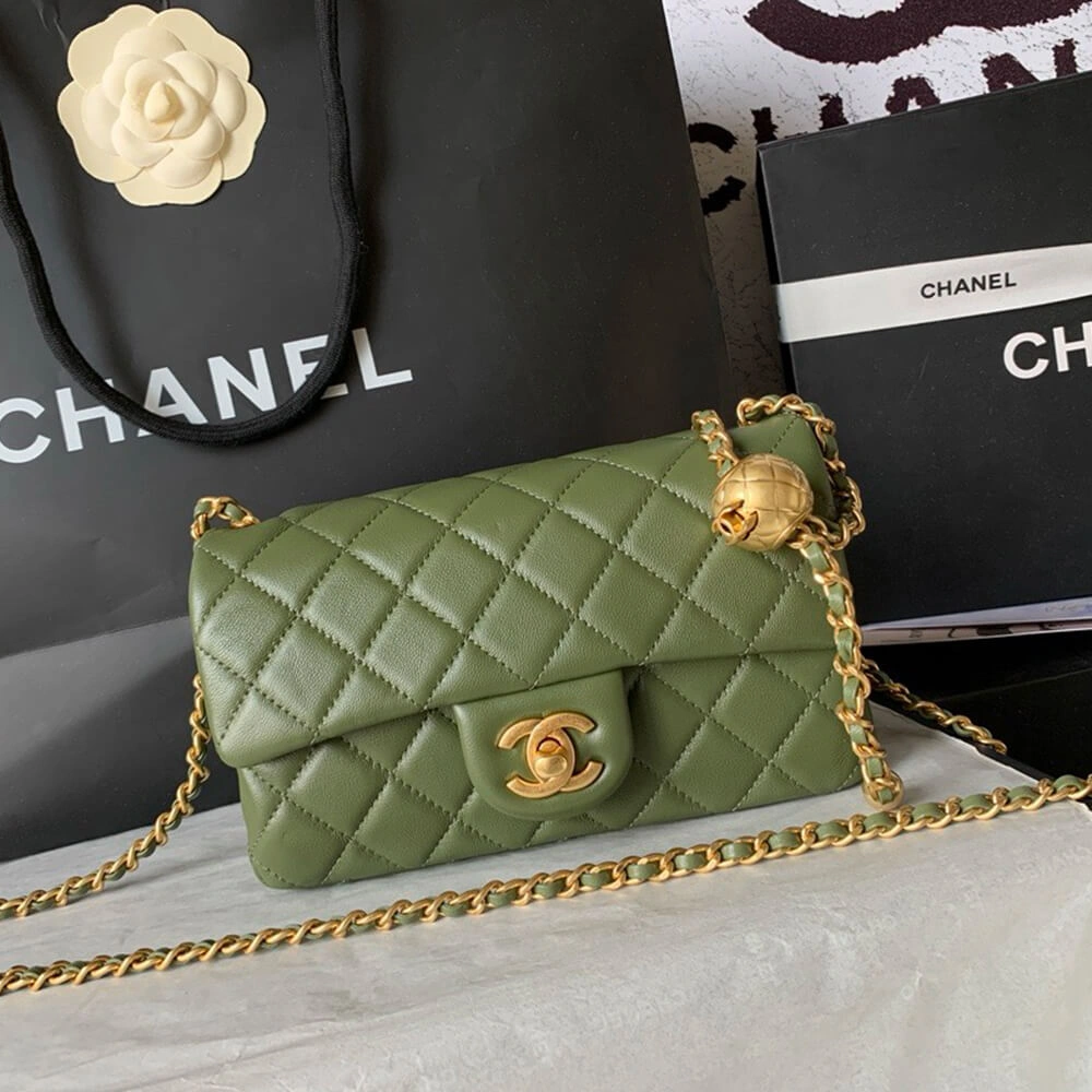 Chanel Pearl Crush Mini Rectangular Flap Thermal 1443