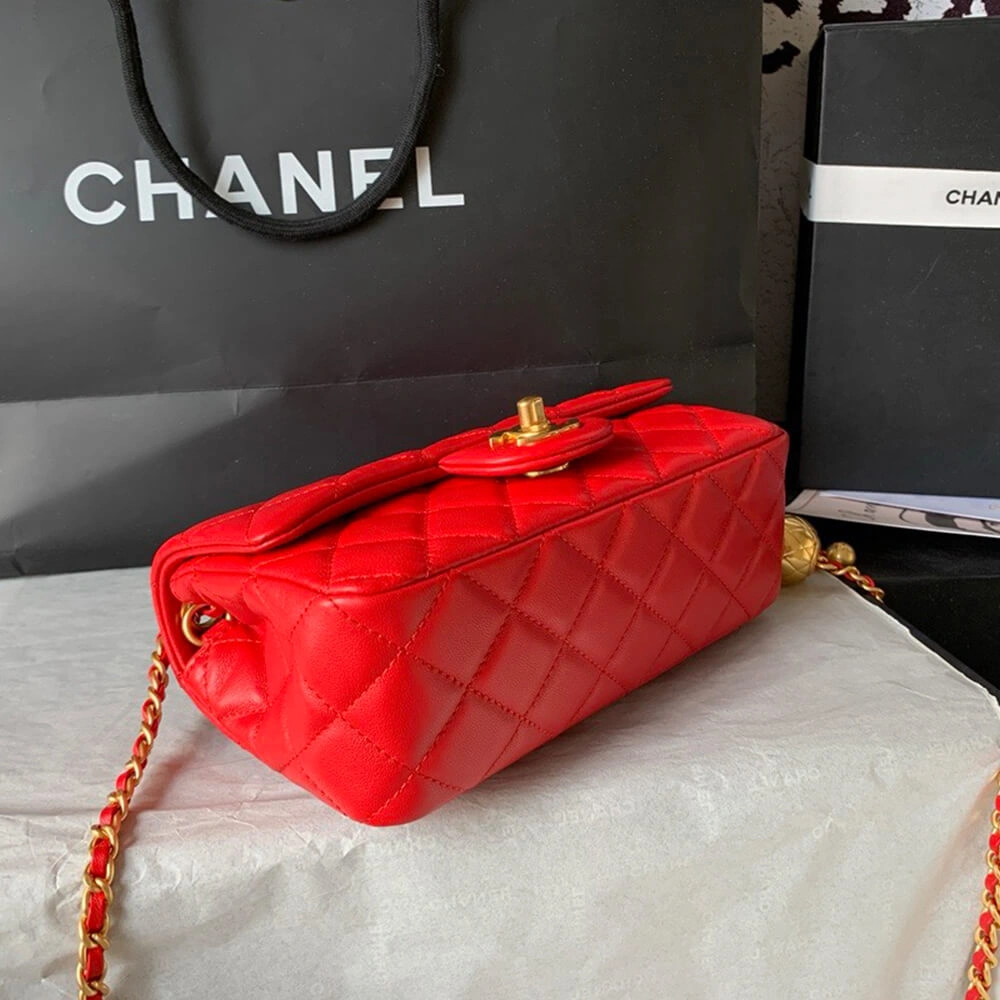 Durable Chanel Pearl Crush Mini Rectangular Flap 1442