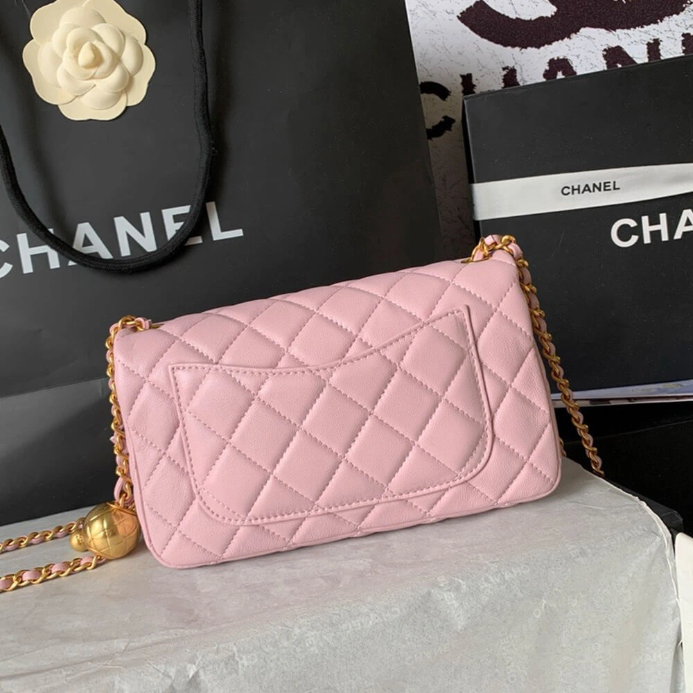 Supportive Chanel Pearl Crush Mini Rectangular Flap 1445