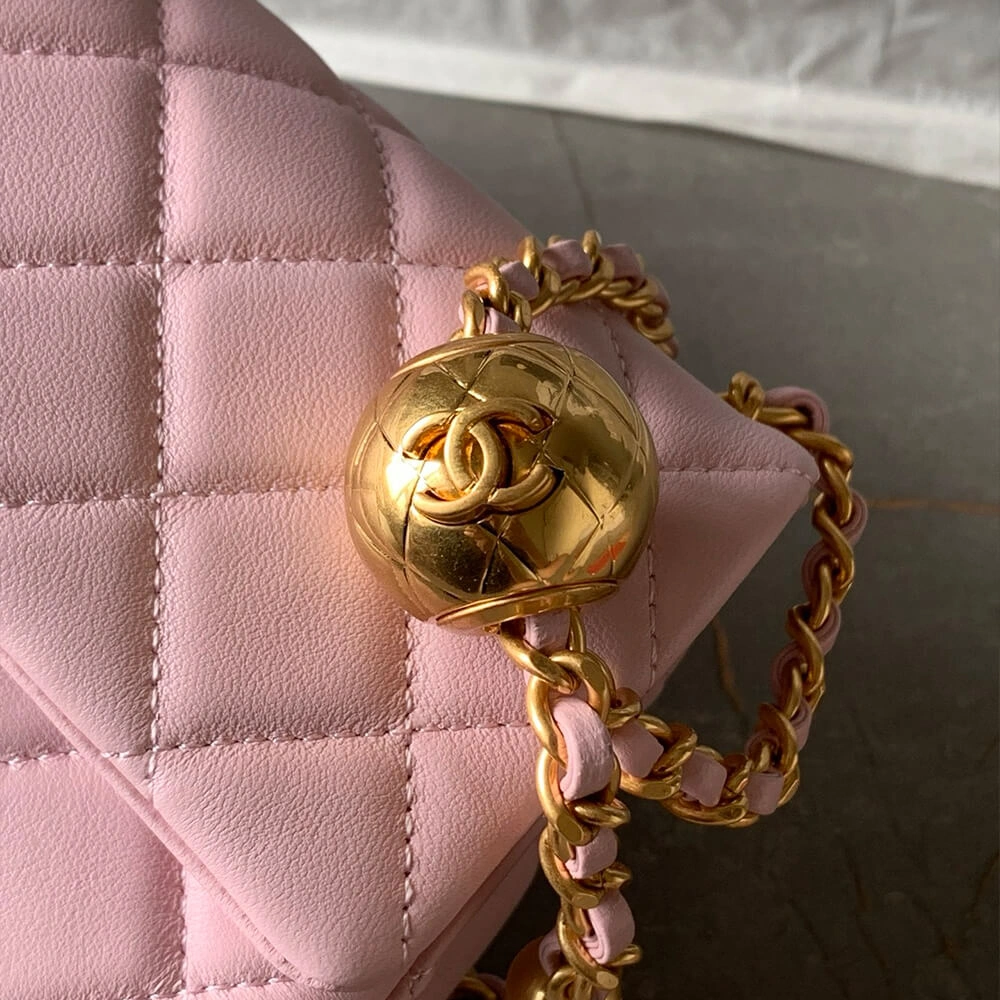Supportive Chanel Pearl Crush Mini Rectangular Flap 1445