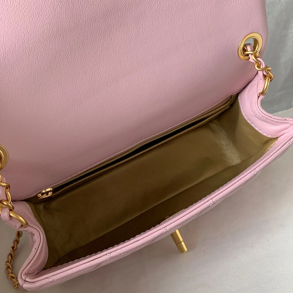 Supportive Chanel Pearl Crush Mini Rectangular Flap 1445