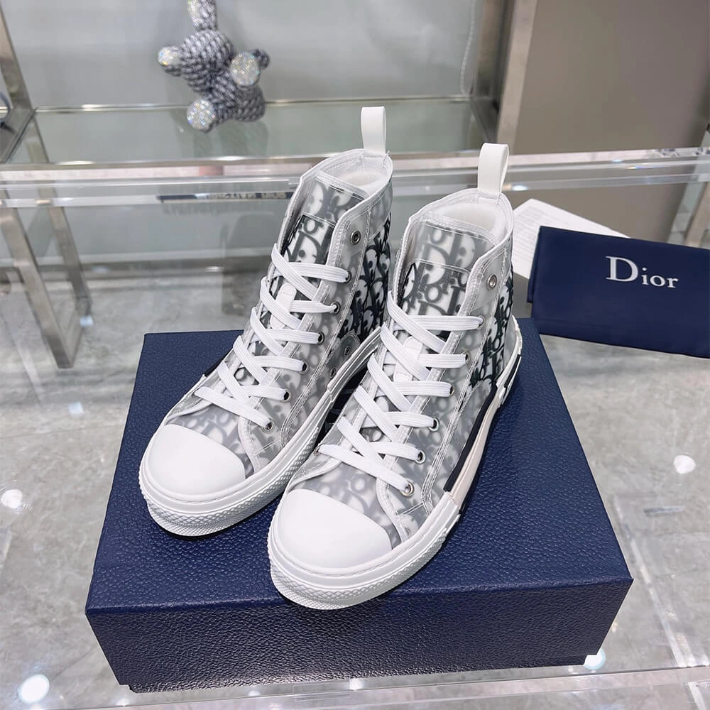 Sporty DIOR B23 High-Top Sneakers Dior Oblique 3328