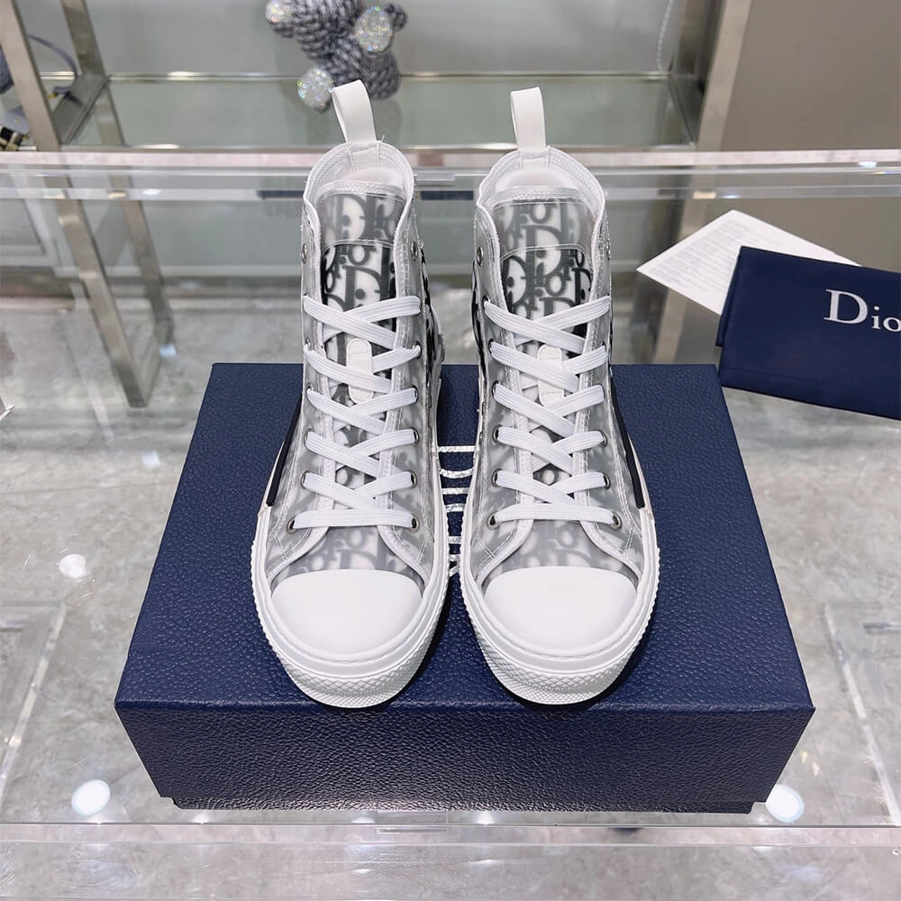 Sporty DIOR B23 High-Top Sneakers Dior Oblique 3328