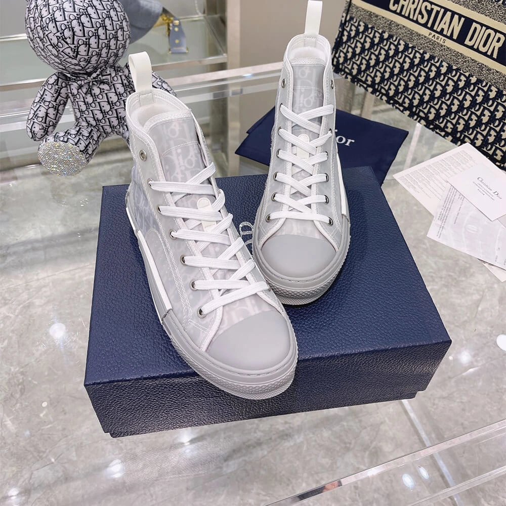 DIOR B23 High-Top Sneakers Dior Oblique Refined 3333