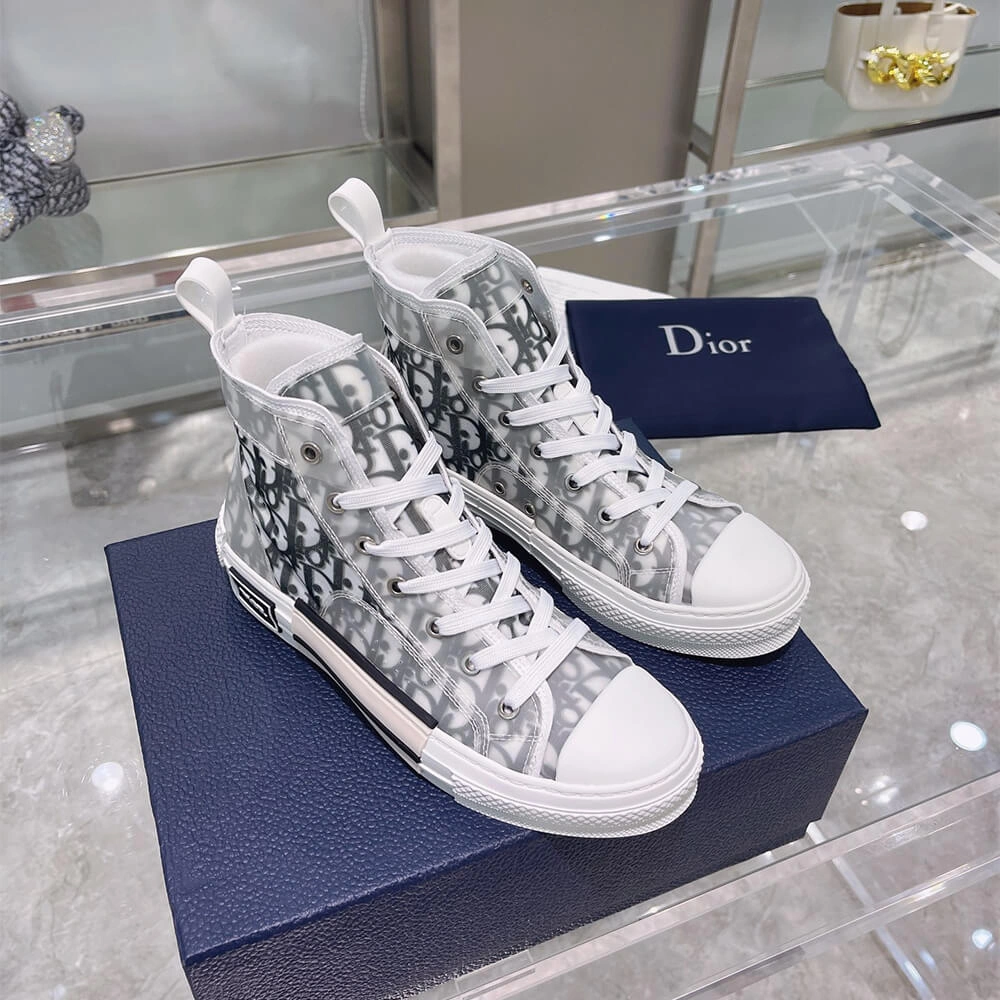 Sporty DIOR B23 High-Top Sneakers Dior Oblique 3328