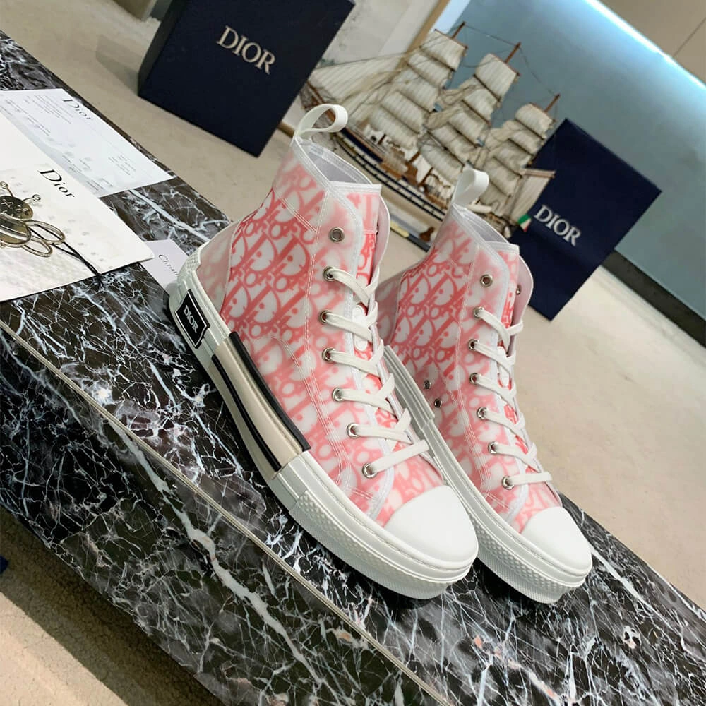 Comfortable DIOR B23 High-Top Sneakers Dior Oblique 3300