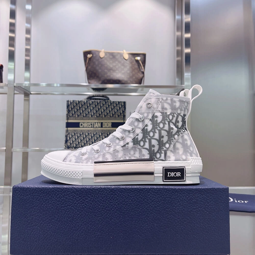 Sporty DIOR B23 High-Top Sneakers Dior Oblique 3328