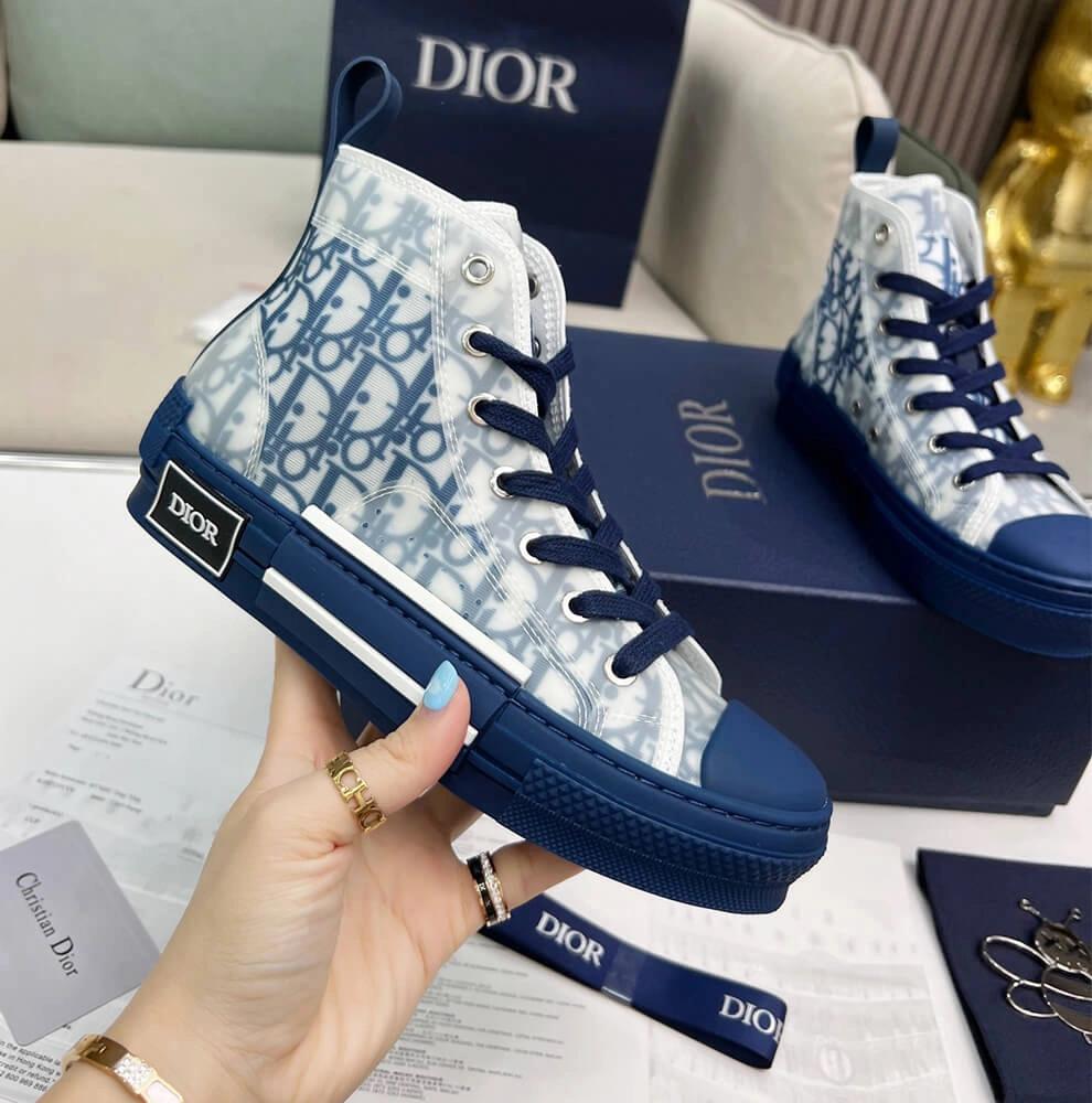 DailyWear DIOR B23 High-Top Sneakers Dior Oblique 3318
