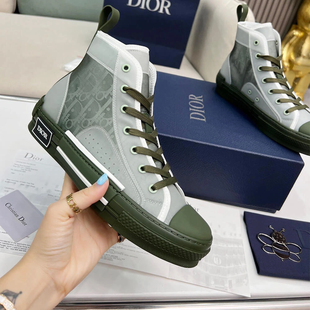 Resilient DIOR B23 High-Top Sneakers Dior Oblique 3311