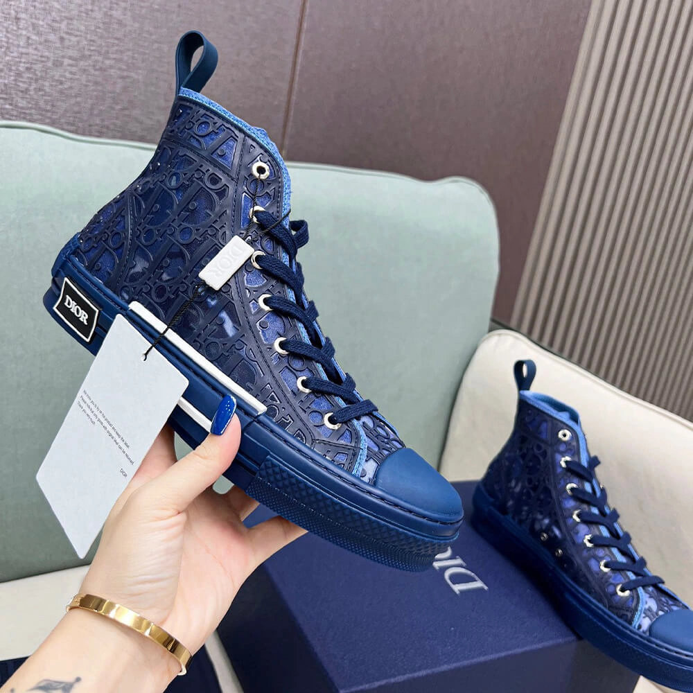 Chic DIOR B23 High-Top Sneakers Dior Oblique 3335