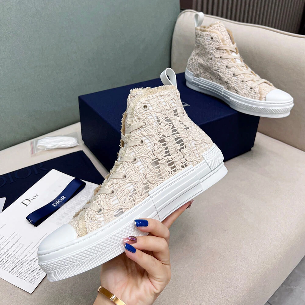 Flexible DIOR B23 High-Top Sneakers Dior Oblique 3343