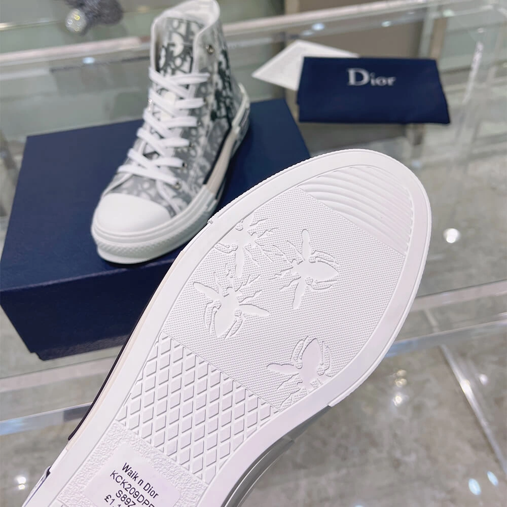 Sporty DIOR B23 High-Top Sneakers Dior Oblique 3328