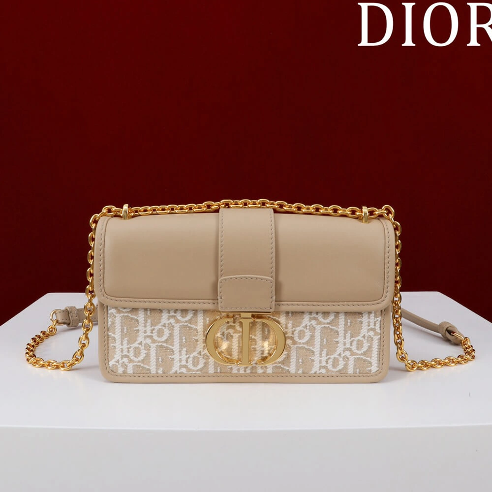 WaterResistant Dior 30 Montaigne East-West Bag with Chain(HIGH-END GRADE) 2216