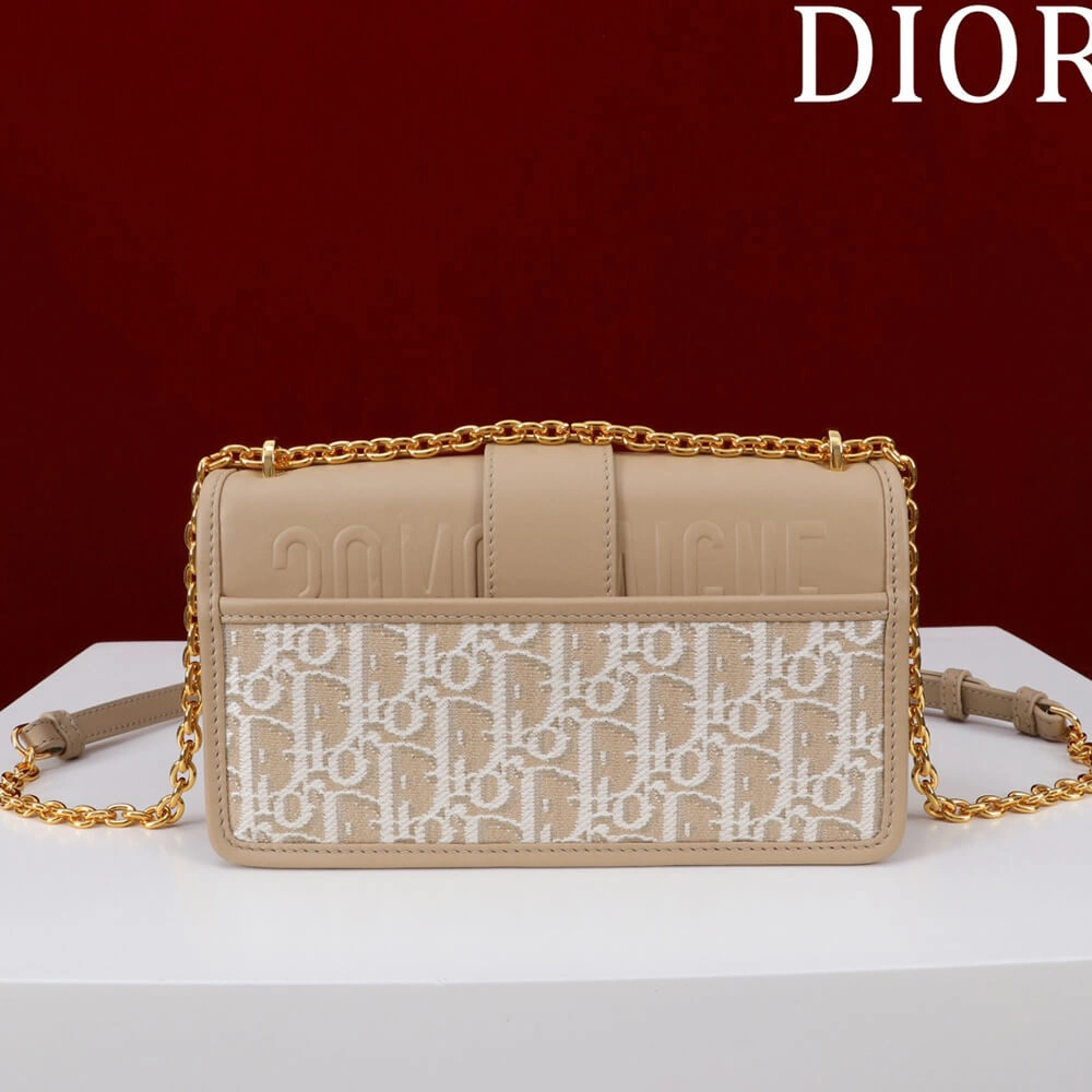 WaterResistant Dior 30 Montaigne East-West Bag with Chain(HIGH-END GRADE) 2216
