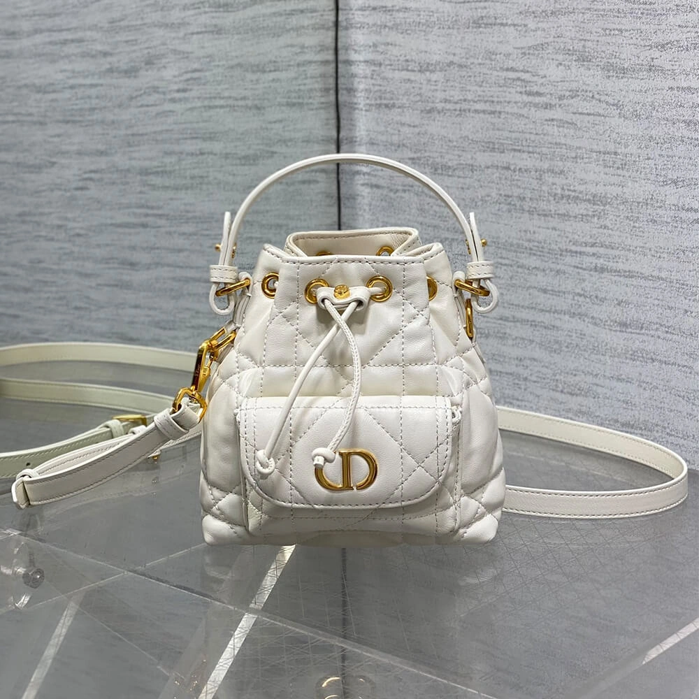 Dior Caro Micro Bucket Bag ComfortFit 2158