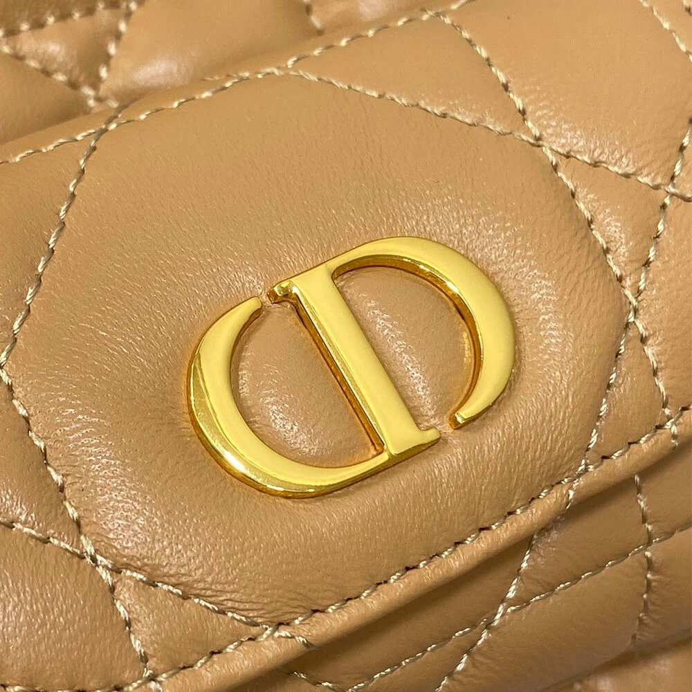 Lightweight Dior Caro Micro Bucket Bag 2159
