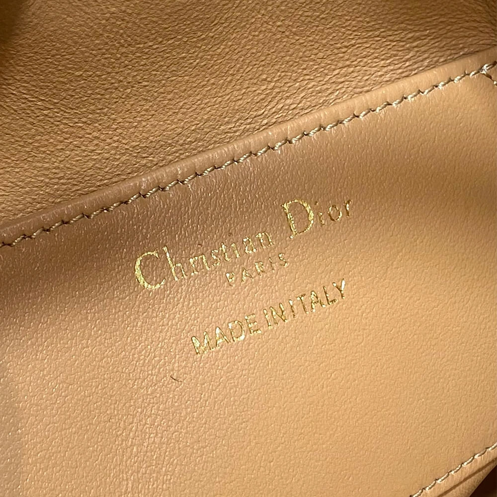 Lightweight Dior Caro Micro Bucket Bag 2159