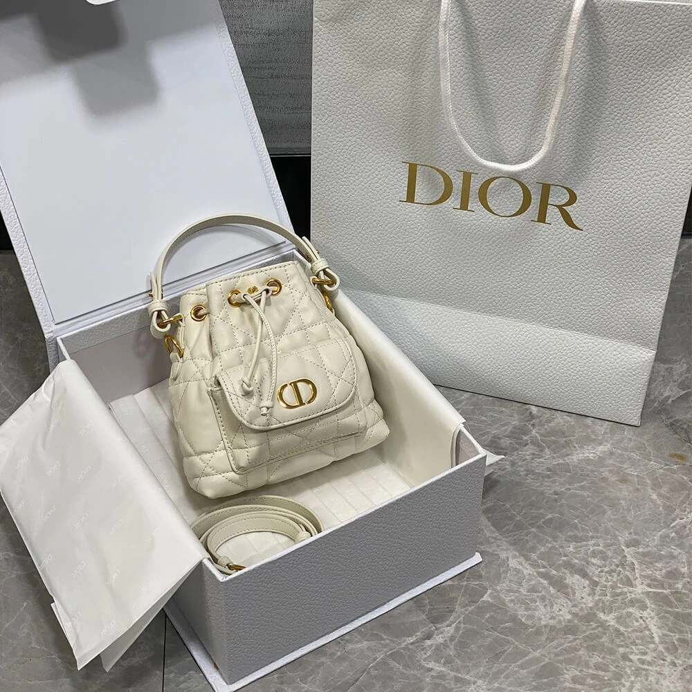 Dior Caro Micro Bucket Bag ComfortFit 2158