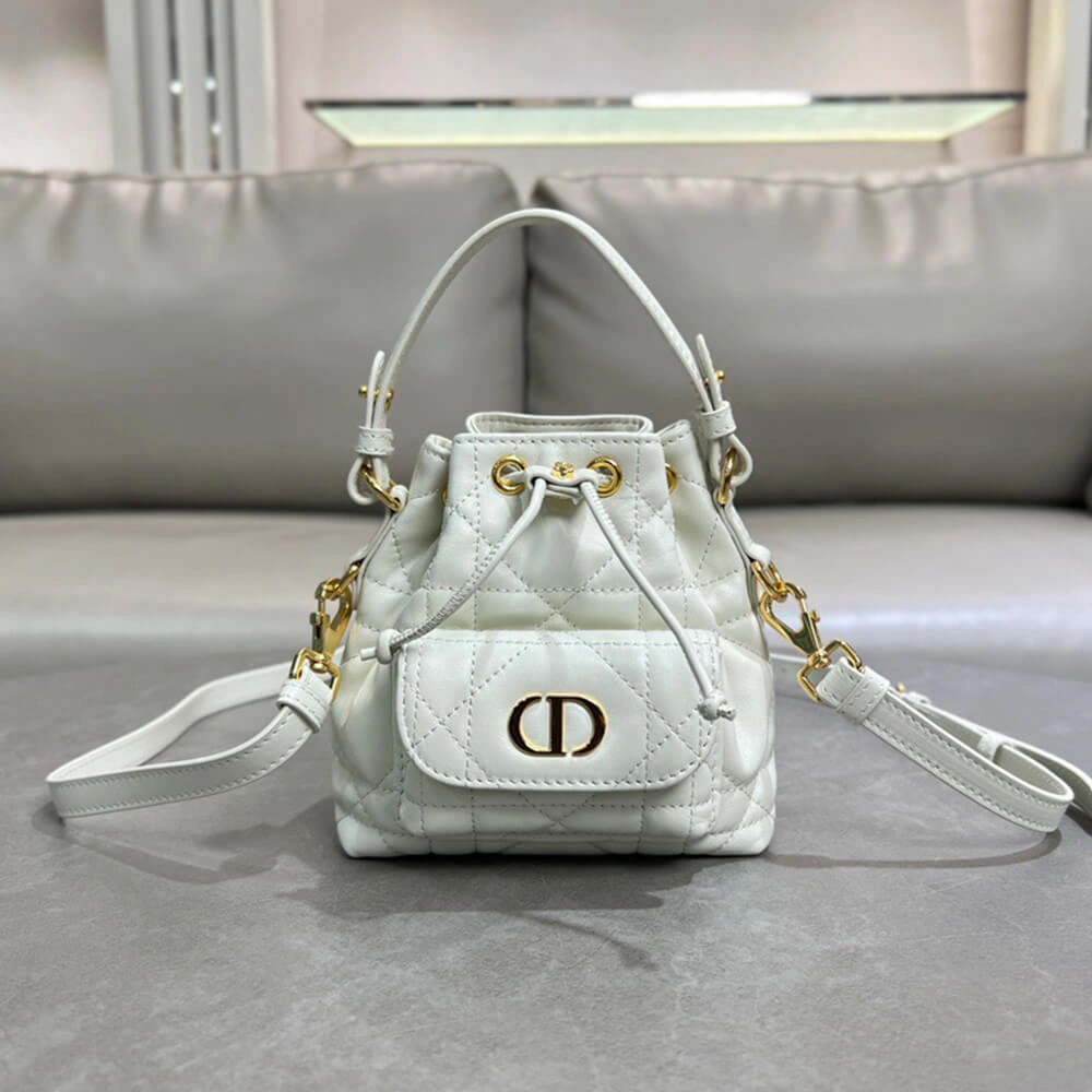 Dior Caro Nano Bucket Bag(HIGH-END GRADE) Refined 2220