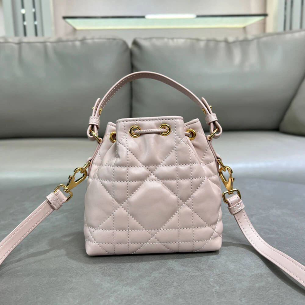 Dior Caro Nano Bucket Bag(HIGH-END GRADE) Comfortable 2222