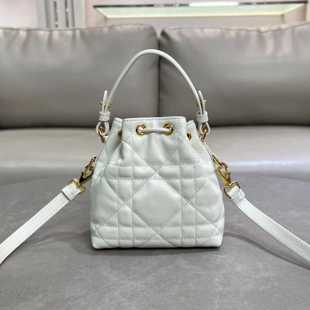 Dior Caro Nano Bucket Bag(HIGH-END GRADE) Refined 2220