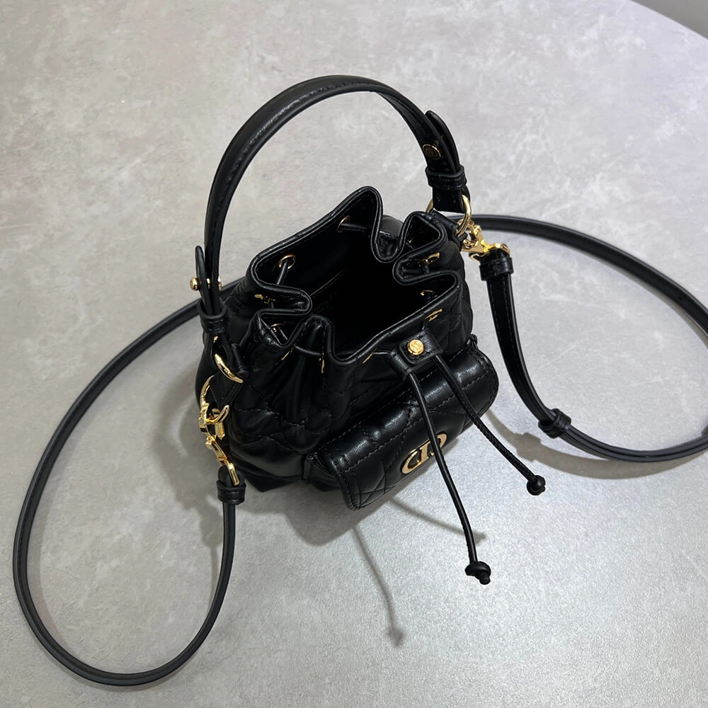 Tailored Dior Caro Nano Bucket Bag(HIGH-END GRADE) 2237